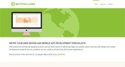 Desktop Screenshot of matchalabs.com